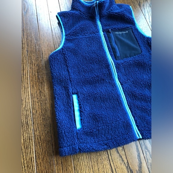 vineyard vines Men’s M Blue Heritage High-Pile Fleece SuperShep Vest - NWOT! - Picture 3 of 13